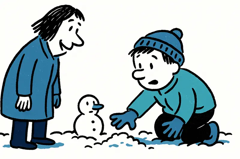 Weißes Weihnachten: Wie ein auf Mallorca geborener Junge das Gefühl von Schnee entdeckte