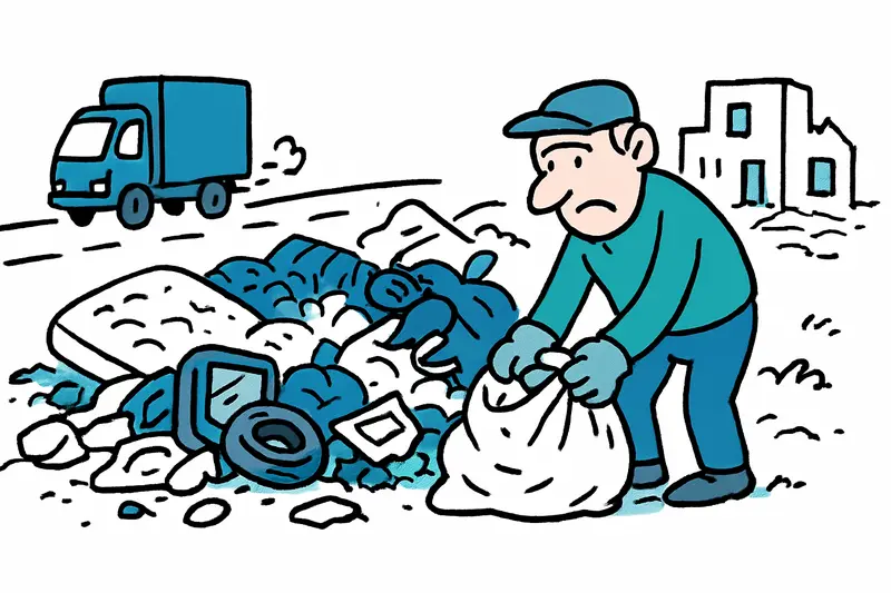 Wer räumt auf? Illegale Müllberge an der Schnellstraße bei Son Gual treiben Anwohner auf die Straße