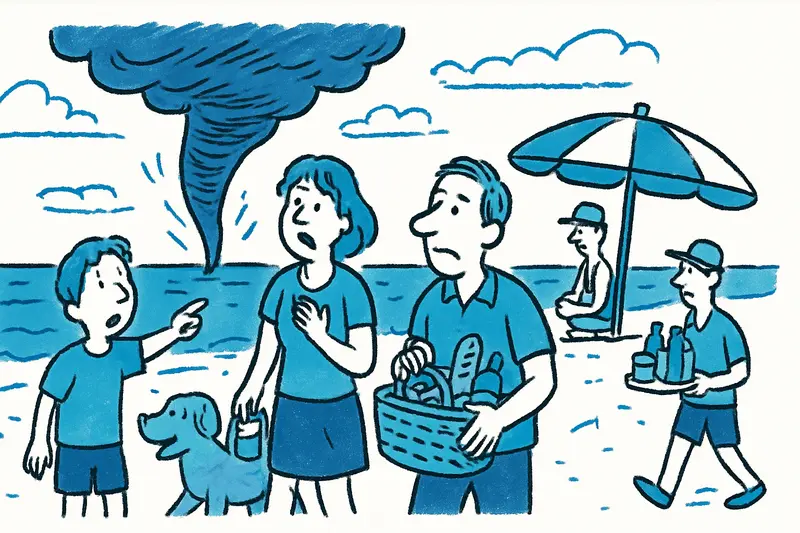 Windhose vor Cala Mesquida: Wie sicher sind Badegäste wirklich?