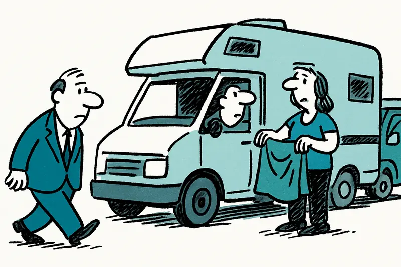 Schon über 60 Wohnmobile: Wenn die Straßen von Ciutat Jardí zur Notunterkunft werden