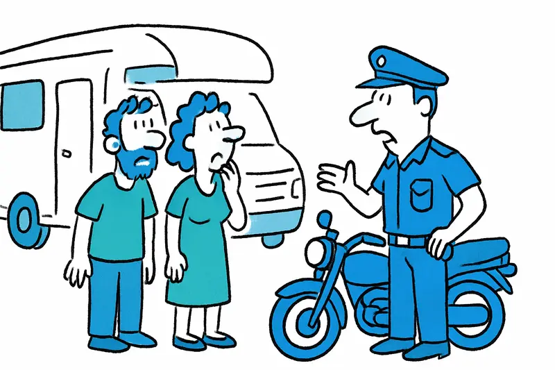 Wohnwagen und Motorrad in Son Malferit: Ein Fall, viele Fragen