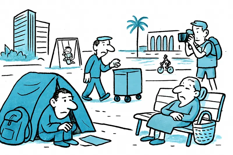 Wenn Zelte am Meer zurückkehren: Palma zwischen Kongresspalast und Schlafplätzen