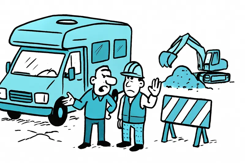 Wie ein zurückgelassenes Wohnmobil zur Dauerbaustelle für El Arenal wurde