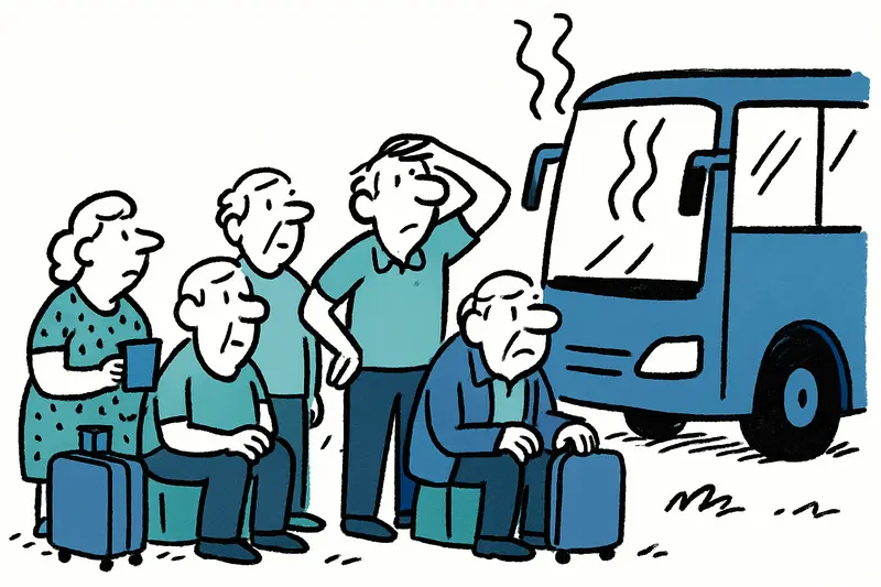 Zwölf Stunden statt fünf: Was die Bus-Panne einer Imserso-Gruppe über Seniorenreisen offenbart